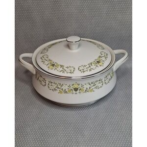 Vintage Fine China Japan Florentine Sterling Soup Tureen /Covered Vegetable Dish